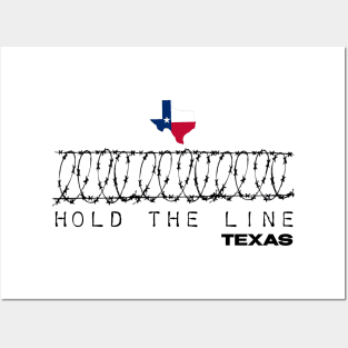 Hold the line texas Posters and Art